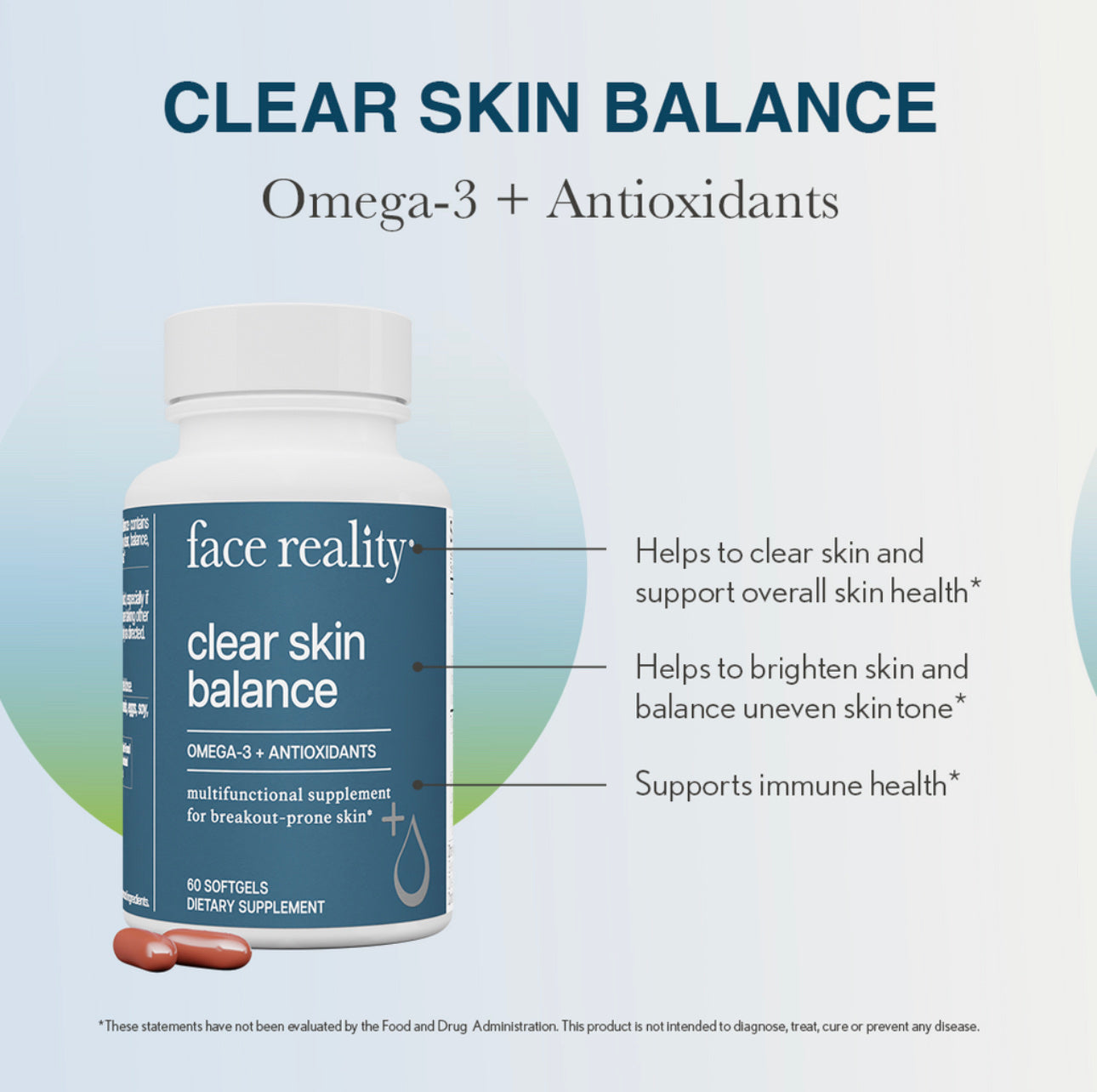 Face Reality Clear Skin Balance 60 softgels