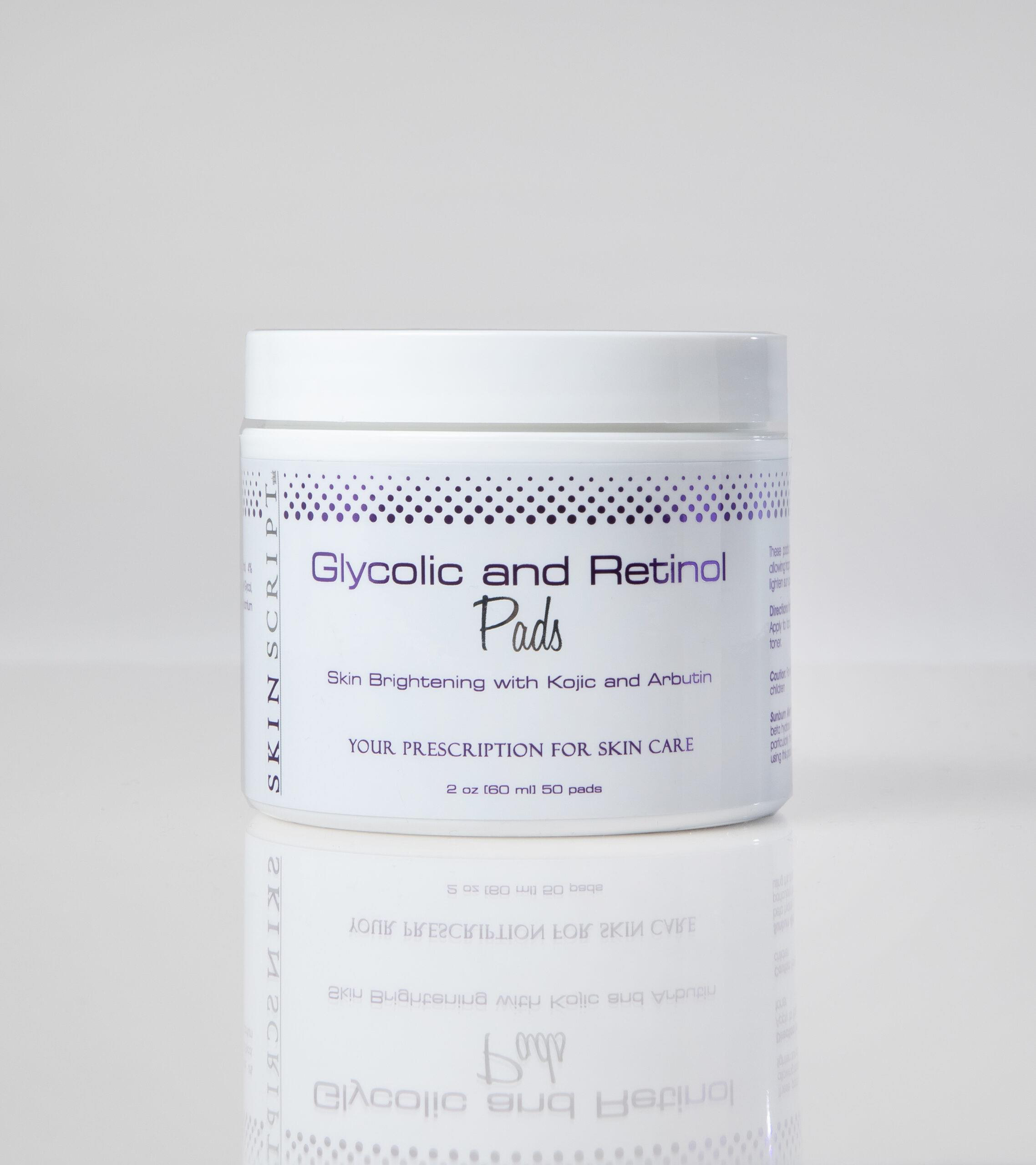 Skin Script Glycolic and Retinol Pads 50 pads